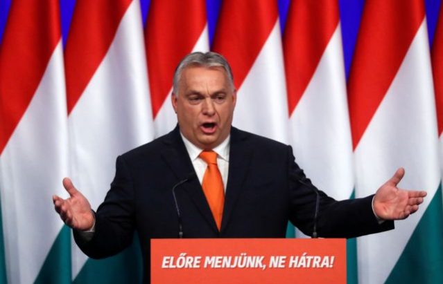 Hungarian PM Orban delivers his annual speech in Budapest