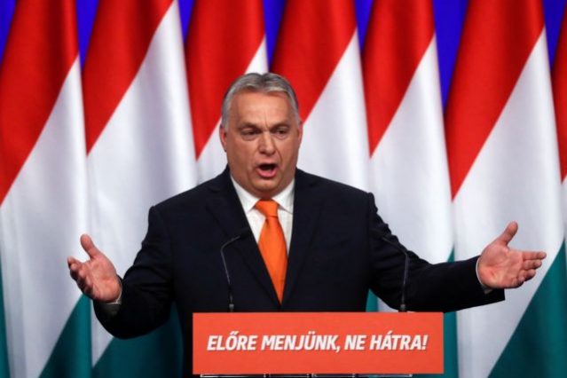 Hungarian PM Orban delivers his annual speech in Budapest