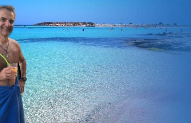 mitsotakis_paralia_kriti_slpress