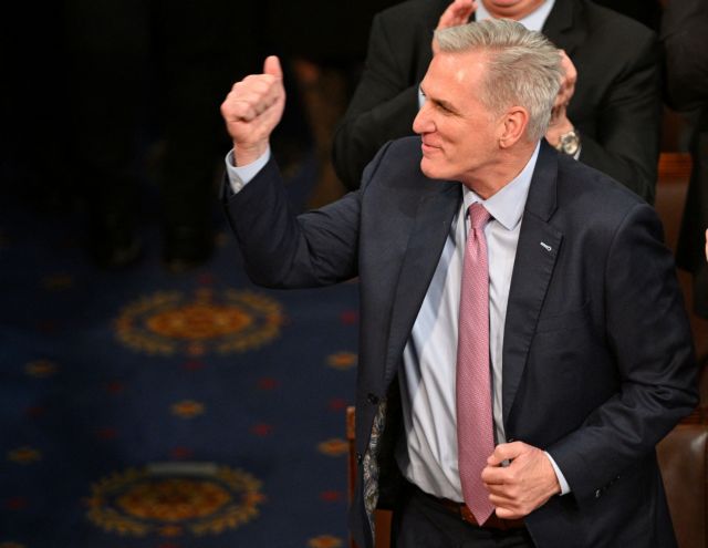 Kevin McCarthy is elected next Speaker of the U.S. House of Representatives at the U.S. Capitol in Washington