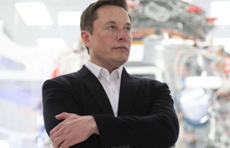 Elon Musk At SpaceX Headquarters