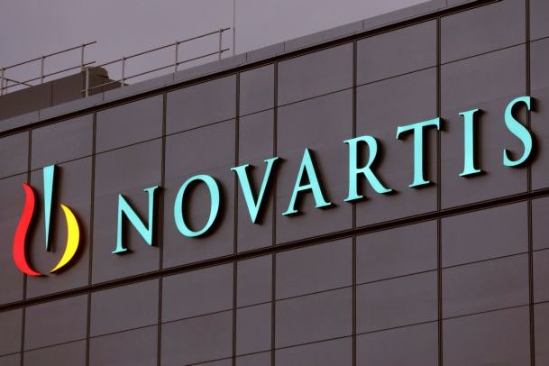 FILE PHOTO: Swiss drugmaker Novartis’ logo is seen in Stein