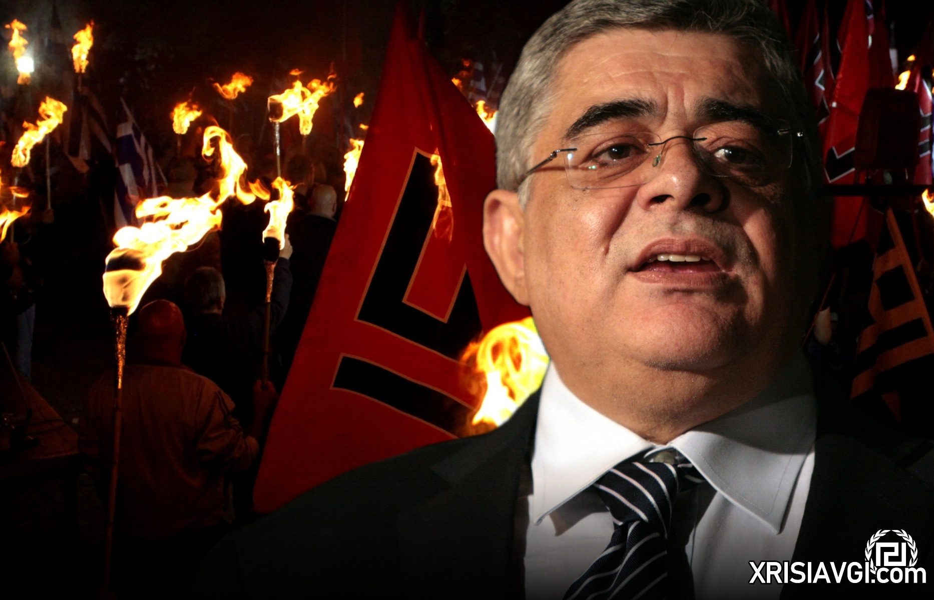 Μιχαλολιάκος συγκέντρωση δάδες